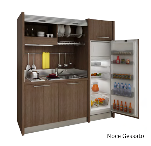 Minikuchnia K109 Noce Gessato