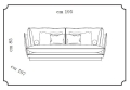 Allure sofa 2os.