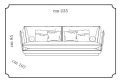 Allure sofa 3os.