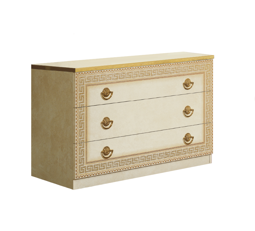Komoda Aida Ivory-Gold