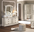 Komoda Aida White-Silver