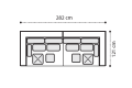 Modułowa Sofa Piuma