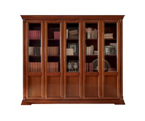 Stylowy Regał na książki Palazzo Ducale Cherry 