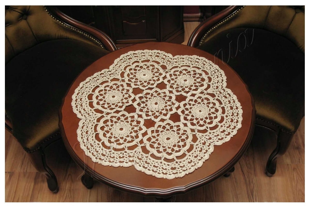 serweta kwiaty 55cm