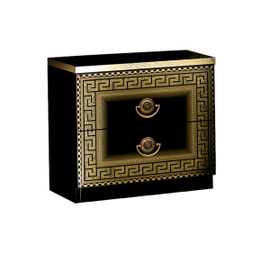 Stylowa Szafka Aida Black-Gold  