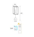 Lampa ogrodowa Cubic
