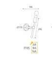 Kinkiet  Lumen 3105