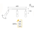 Kinkiet Lumen 3093