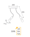 Lampa sufitowa Lumen 3098