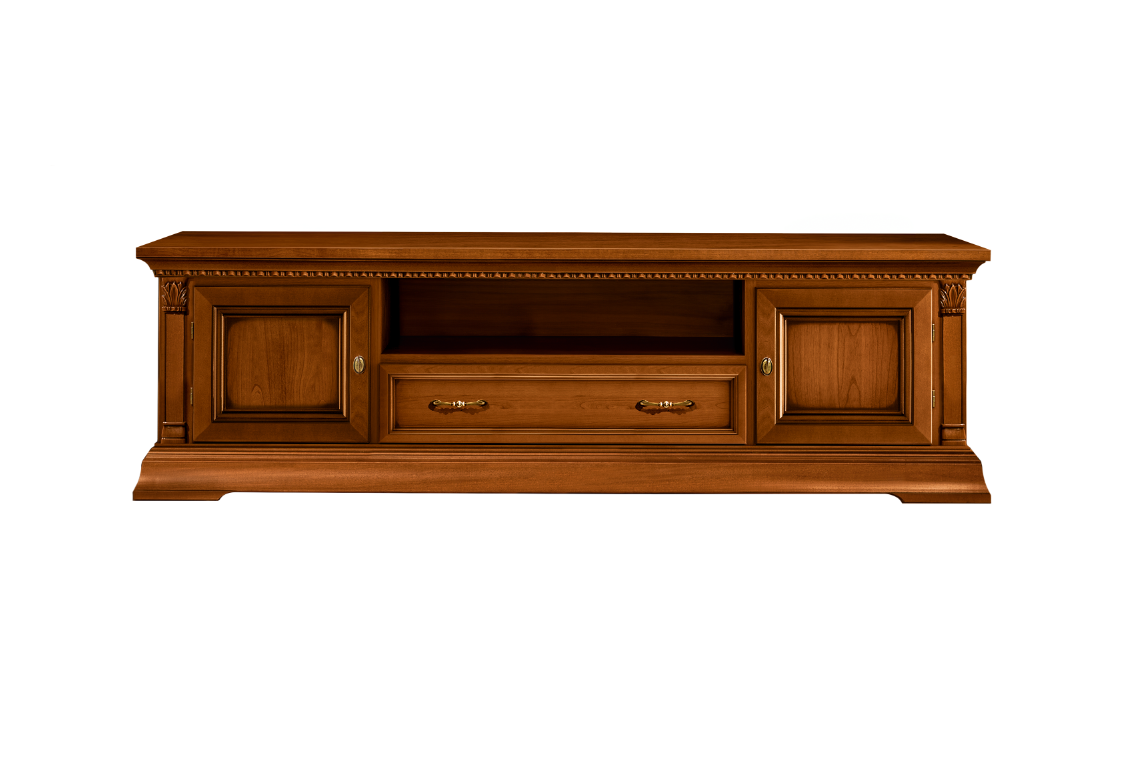 Stylowa Szafka RTV Treviso Cherry