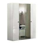 Nowoczesna Szafa Onda Bianco