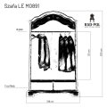 Stylowa Szafa LE M0891