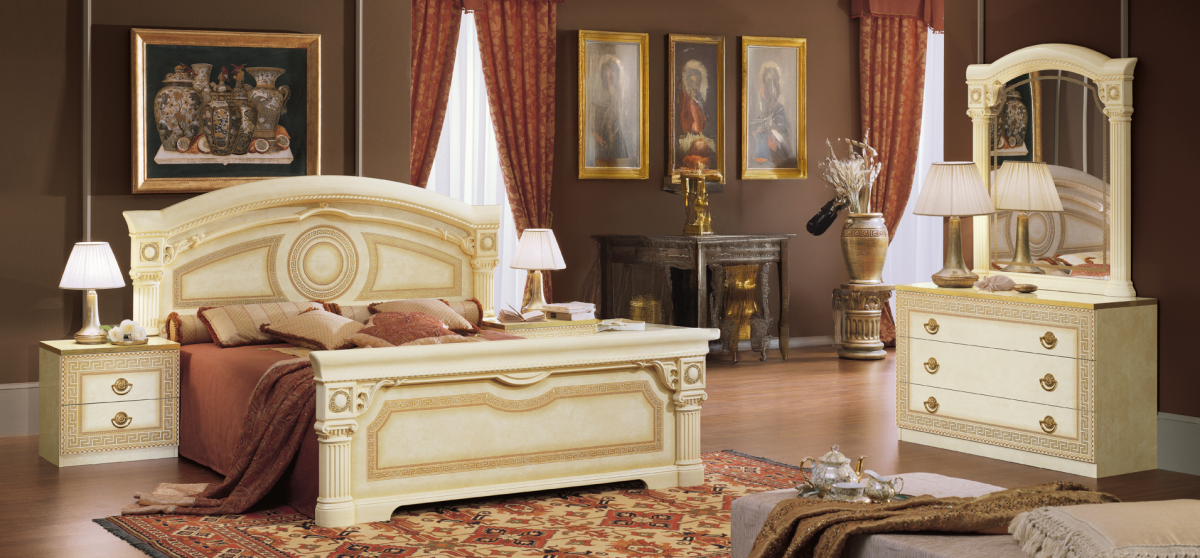 Sypialnia Aida Ivory-Gold