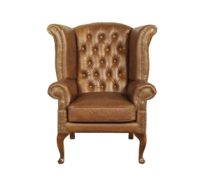 Pikowany Fotel Chesterfield Queen