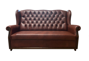 Sofa Berger 3os. z funkcją spania (skóra) 