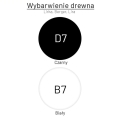 Wybarwienie drewna biały/czarny