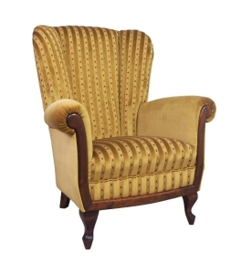 Stylowy Fotel Lirka (wysokie oparcie)