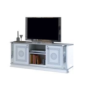 Stylowa Szafka RTV BC Venus White-Silver