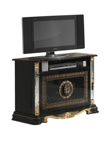 Stylowa Szafka RTV BC Betty Black-Gold