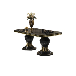 Stylowy Stół rozkładany BC Betty  Black-Gold