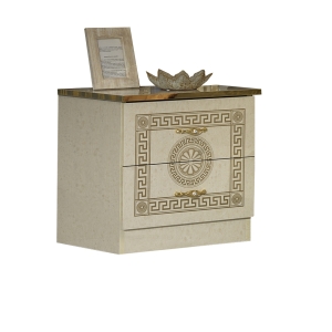 Stylowa Szafka nocna BC Serena Beige-Gold