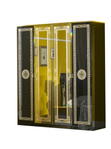 Stylowa Szafa BC Serena Black-Gold 