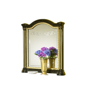 Stylowe Lustro BC Serena Black-Gold