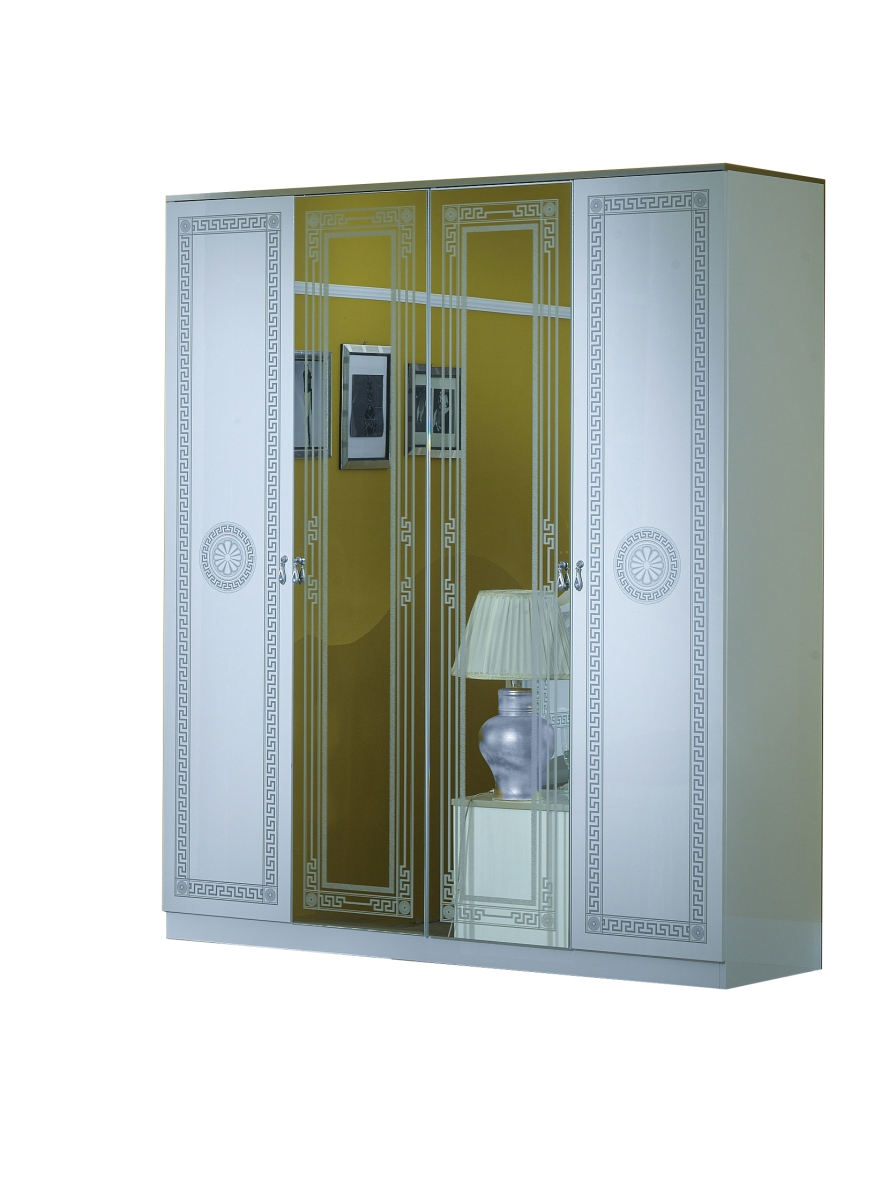 NEW SERENA PADDED WHITE-SILVER