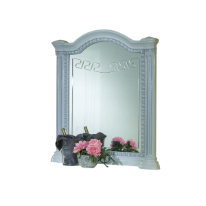 Stylowe Lustro BC Serena White-Silver