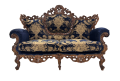 Sofa 103/K w tkaninie Applause Navy Blue