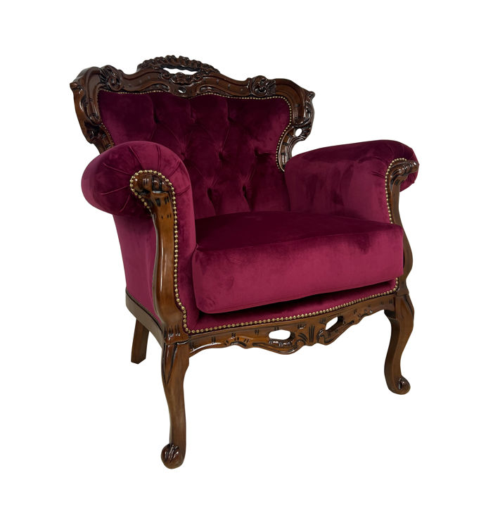 Fotel 279/k w tkaninie French Velvet C/95