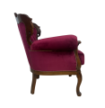 Fotel 279/k w tkaninie French Velvet C/95