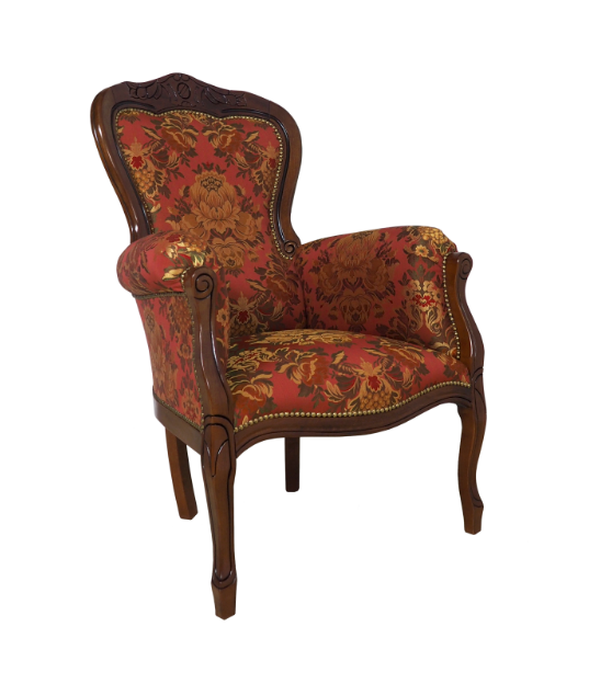 Fotel 43/K w tkaninie Flowers 62781-11