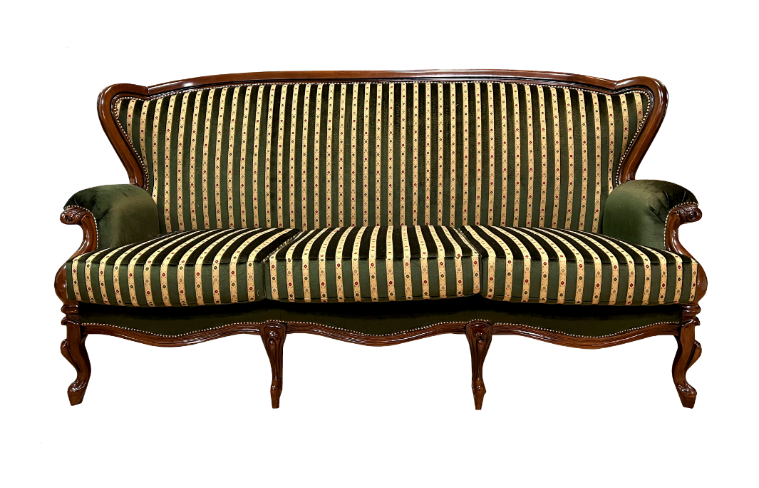 Sofa 615/K w tkaninie Plusz T11 i T12