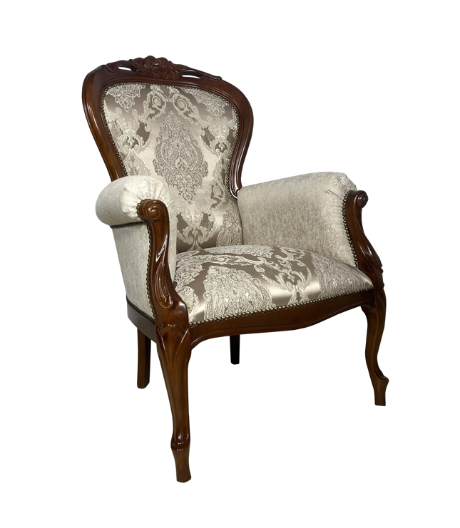 Fotel 277/K w tkaninie Amelia 02 + Elizabeth PLN01