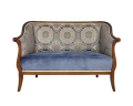 Sofa 129/K w tkaninie Kamenka 04 + Miami 338