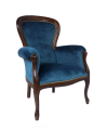 Fotel 551/K w tkaninie French Velvet 381