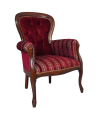 Fotel 551/K w tkaninie Millenium Stripes 509 + Plain 509