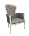 Fotel 551/K w tkaninie Millenium 8501 / Stripes 8501