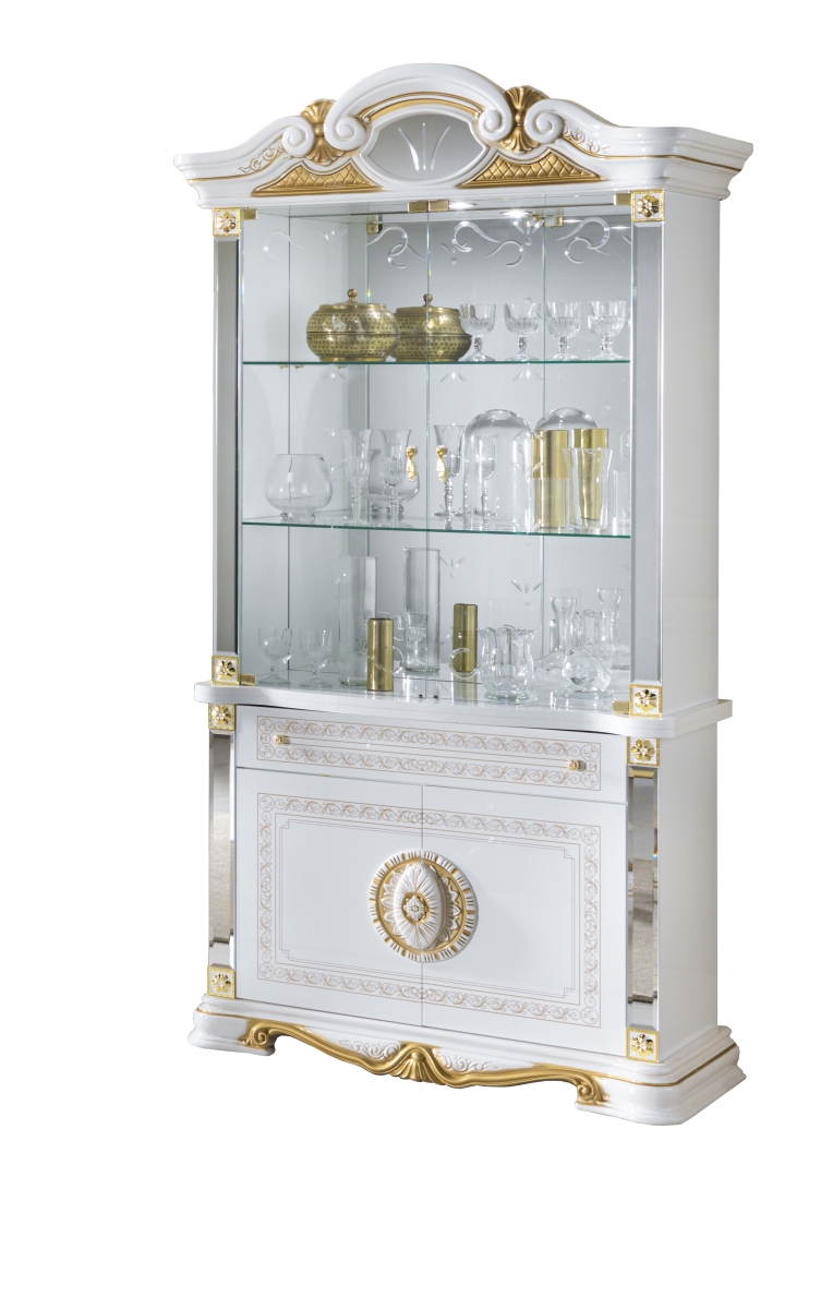 BETTY WHITE-GOLD 2-DOORS