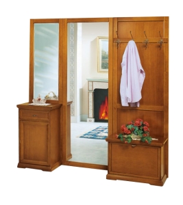 Stylowy Panel z komodą 3601/MM 