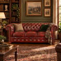 Sofa Chesterfield Classic Aranżacja AI