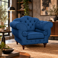 Fotel Chesterfield Wilson Aranżacja AI