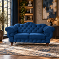 Sofa 2 osobowa Chesterfield Wilson Aranżacja AI