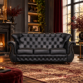 Sofa 3 osobowa Chesterfield Roberto Aranżacja AI
