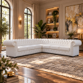 Narożnik Chesterfield Classic Aranżacja AI