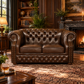 Sofa 2 osobowa Chesterfield Windsor Aranżacja AI
