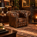 Fotel Chesterfield Classic Aranżacja AI