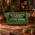 Sofa Chesterfield Classic Aranżacja AI