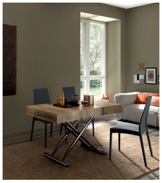 Assist - stolik kawowy i duży stół w jednym